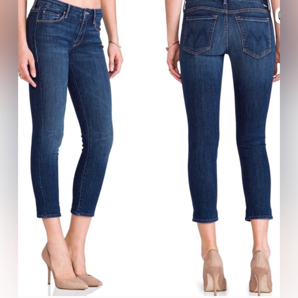 MOTHER The Runaway Skinny Flare in
Flowers From the Storm Cropped Size 26